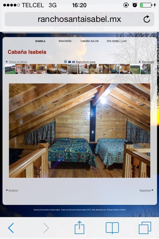 Cabanas Santa Isabel Villa Refugio ภายนอก รูปภาพ