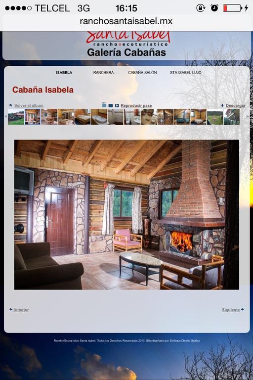 Cabanas Santa Isabel Villa Refugio ภายนอก รูปภาพ