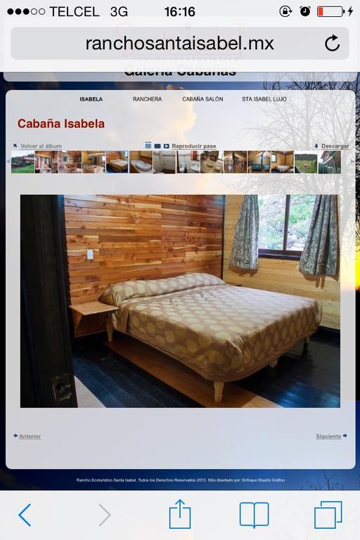 Cabanas Santa Isabel Villa Refugio ภายนอก รูปภาพ